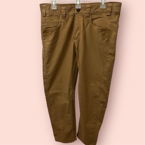 Milwaukee Carpenter Men's Brown Pants size 38x30 - Picture 1 of 9